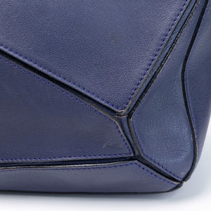 LOEWE MEDIUM PUZZLE BAG NAVY CALFSKIN SHW