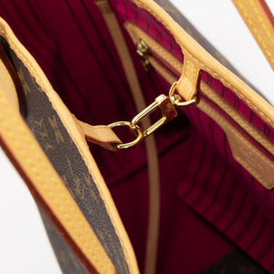 LOUIS VUITTON NEVERFULL GM MONOGRAM CANVAS GHW (MICROCHIP)