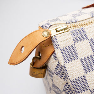 LOUIS VUITTON SPEEDY 30 DAMIER AZUR CANVAS HANDBAG GHW
