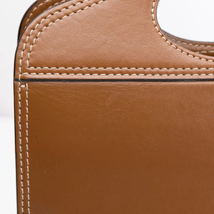 BURBERRY MINI POCKET BAG BROWN CALFSKIN GHW