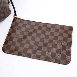 LOUIS VUITTON NEVERFULL MM DAMIER EBENE CANVAS GHW