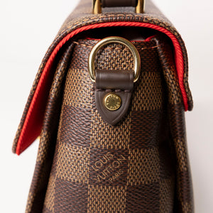 LOUIS VUITTON CROISETTE DAMIER EBENE CANVAS GHW