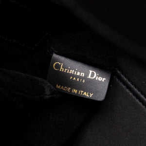 CHRISTIAN DIOR SMALL TOUJOURS TOTE BAG BLACK CALFSKIN LEATHER GHW