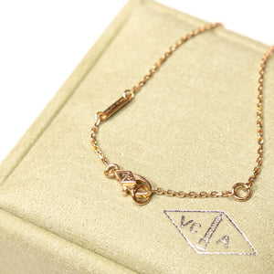 VAN CLEEF & ARPELS FRIVOLE PEMDANT MINI MODEL 18K YELLOW GOLD