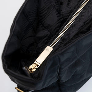 CHANEL NEW TRAVEL LINE TOTE BAG NYLON BLACK SHW