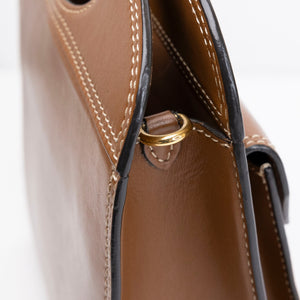 BURBERRY MINI POCKET BAG BROWN CALFSKIN GHW