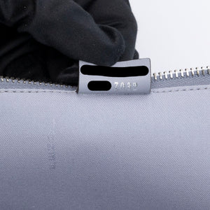 FENDI RAINBOW STUD POUCH NAVY BLUE LEATHER SHW