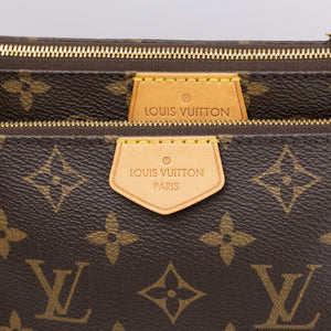 LOUIS VUITTON MULTI POCHETTE ACCESSORIES MONOGRAM CANVAS PINK STRAP GHW