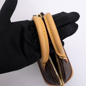 LOUIS VUITTON ALMA BB MONOGRAM CANVAS GHW (MICROCHIP)