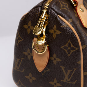 LOUIS VUITTON SPEEDY 20 BANDOULIERE MONOGRAM CANVAS GHW (MICROCHIP)