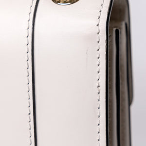 BVLGARI SEPRENTI FOREVER SHOULDER BAG WHITE GHW