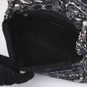 CHANEL BANDANA PRINT QUILTED FLAP BAG FABRIC MULTICOLOUR SHW