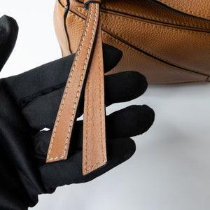 LOEWE MINI PUZZLE BAG CALFSKIN TAN