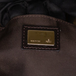 FENDI TOBACCO ZUCCA CHEF SHOULDER BAG