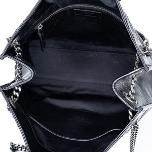 SAINT LAURENT MEDIUM SHOPPING TOTE BLACK SHW