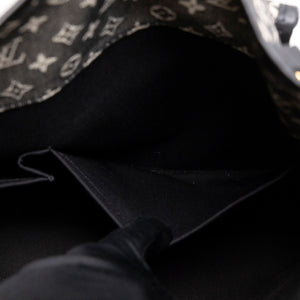LOUIS VUITTON BESACE MARY KATE BAG BLUE MINI LIN CANVAS GHW