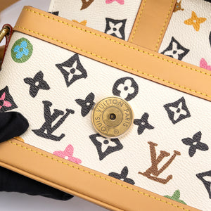 LOUIS VUITTON TYLOR ENVELOPE WEARABLE WALLET MULTICOLOUR MONOGRAM CRAGGY COATED CANVAS GHW