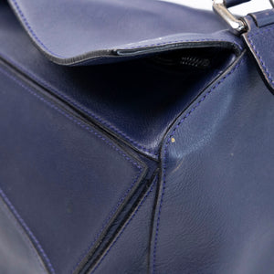 LOEWE MEDIUM PUZZLE BAG NAVY CALFSKIN SHW