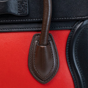 CELINE NANO TRICOLOR LUGGAGE BAG LEATHER GHW