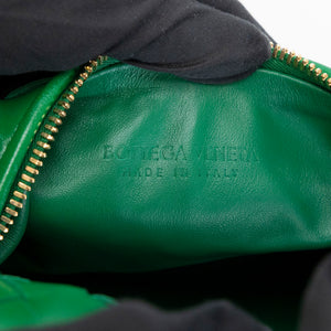 BOTTEGA VENETA MINI JODIE GREEN LAMBSKIN GHW