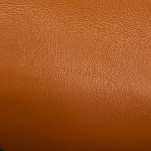 CELINE DOUBLE FLAP TRIOMPHE CANVAS WALLET ON STRAP GHW