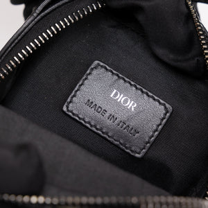 CHRISTIAN DIOR MICRO RIDER POUCH BLUE OBLIQUE CANVAS SHW