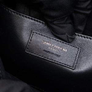 SAINT LAURENT YSL NIKKI BABY BAG BLACK CALFSKIN LEATHER SHW