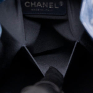 CHANEL SMALL GABRIELLE BACKPACK AGED CALFSKIN NAVY BLUE / BLACK RUTHENIUM HARDWARE