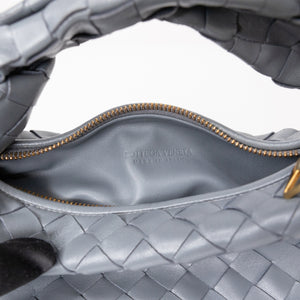 BOTTEGA VENETA MINI JODIE GREY CALF SKIN GHW