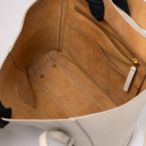 BOTTEGA VENETA ARCO BAG CALFSKIN WHITE GHW