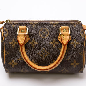 LOUIS VUITTON NANO SPEEDY MONOGRAM CANVAS GHW