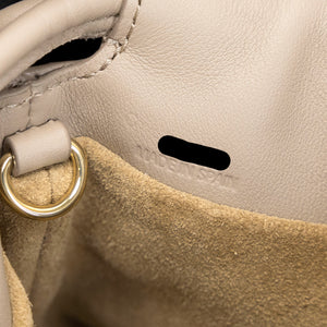 LOEWE MINI FLAMENCO CLUTCH SAND NAPPA CALFSKIN GHW