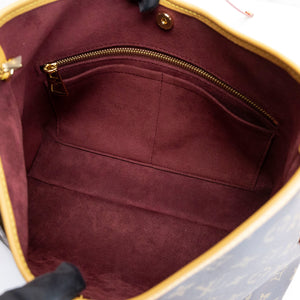LOUIS VUITTON CARRYALL PM MONOGRAM CANVAS GHW (MICROCHIP)