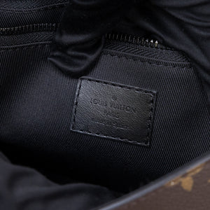 LOUIS VUITTON S LOCK SLING BAG MONOGRAM CANVAS BLACK HARDWARE