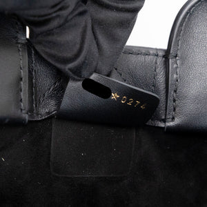 CHRISTIAN DIOR MINI DIOR BOOK TOTE BLACK MACROCANNAGE CALFSKIN GHW