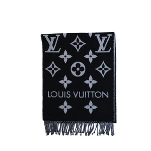 LOUIS VUITTON REYKJAVIK SCARF BLACK & WHITE