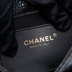 CHANEL 26C MINI FLAP BAG BLACK CAVIAR GHW (MICROCHIP)