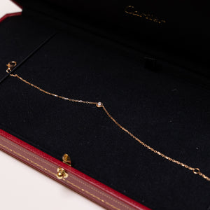 CARTIER D'AMOUR BRACELET DIAMOND MINI MODEL 18K ROSE GOLD