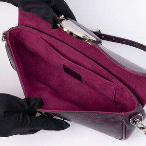LOUIS VUITTON CASSIS EPI LEATHER MONTAIGNE CLUTCH BAG