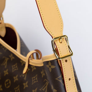 LOUIS VUITTON CARRYALL PM MONOGRAM CANVAS GHW (MICROCHIP)