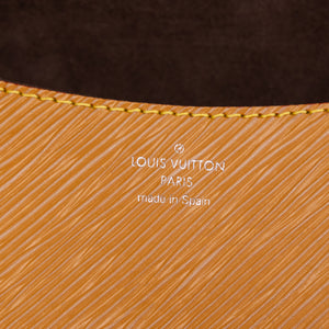 LOUIS VUITTON BUCI BAG EPI GOLD SHW