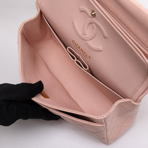 CHANEL CLASSIC DOUBLE FLAP SMALL LGHW (MICROCHIP)