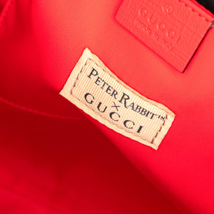 GUCCI GG SUPREME PETER RABBIT TOTE BAG CANVAS / LEATHER MULTICOLORED