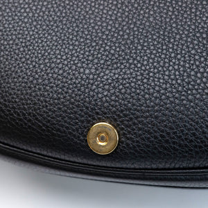 CHRISTIAN DIOR MEDIUM DIOR BOBBY BAG BLACK CALFSKIN GHW