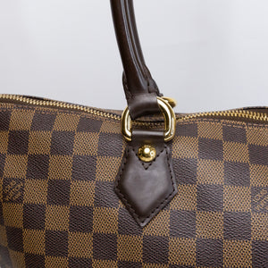 LOUIS VUITTON SALEYA TOTE BAG DAMIER EBENE CANVAS GHW