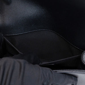 CHANEL SMALL CHEVRON LE BOY CALFSKIN BLACK SHW (MICROCHIP)