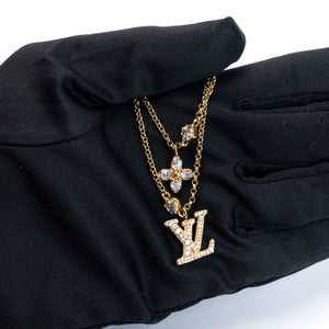 LOUIS VUITTON LADY LV NECKLACE M01845
