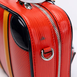LOUIS VUITTON VALISETTE BB RED / MULTICOLOURED EPI LEATHER SHW