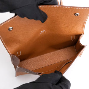 HERMES HERMESNAP WALLET EPSOM GOLD SHW STAMP G