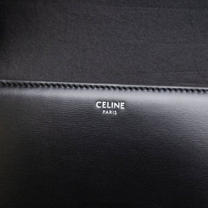CELINE TEEN TRIOMPHE BAG SHINY CALFSKIN BLACK SHW